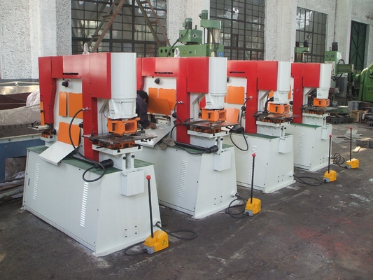 Hydraulic Iron Worker Q35y-20 Angle Steel Round Square Oval Hole Punching