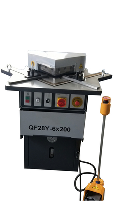 Pneumatic Angle Hydraulic Corner Notching Machine For Pipe Tube 3 Kw